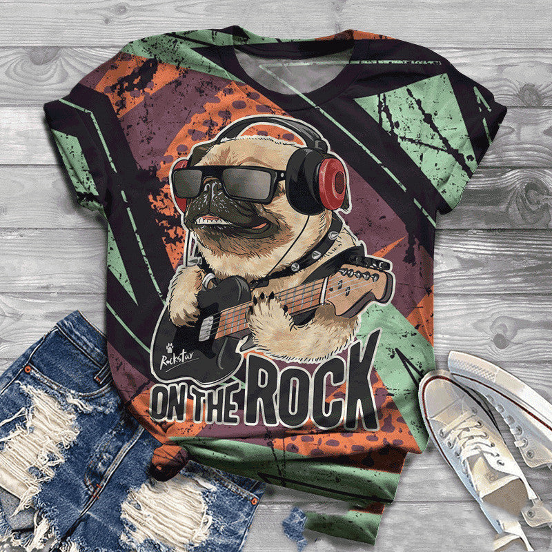 Color pop Dog tee