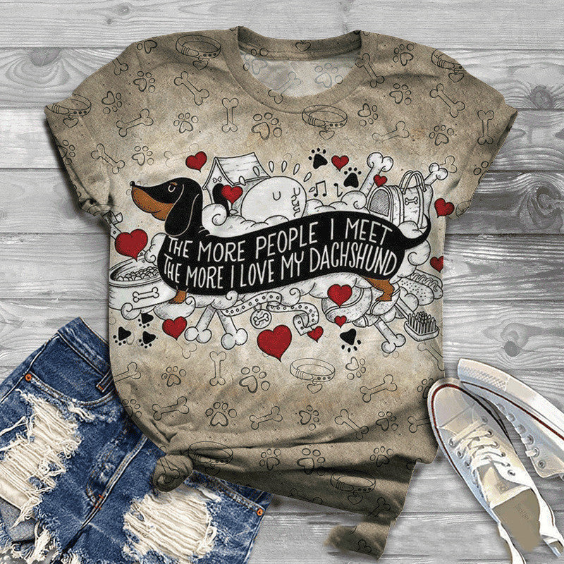 Color pop Dog tee