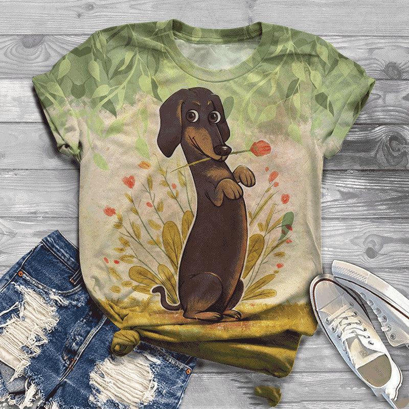 Color pop Dog tee