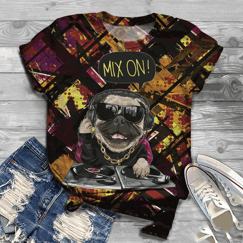 Color pop Dog tee