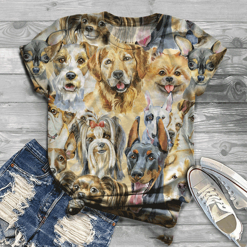 Color pop Dog tee
