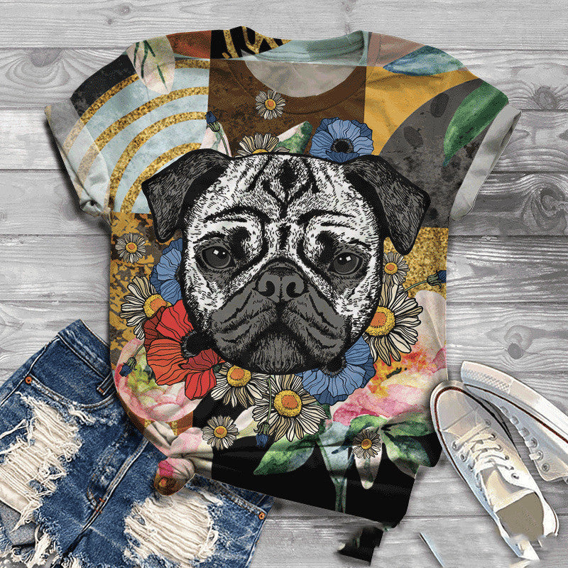 Color pop Dog tee