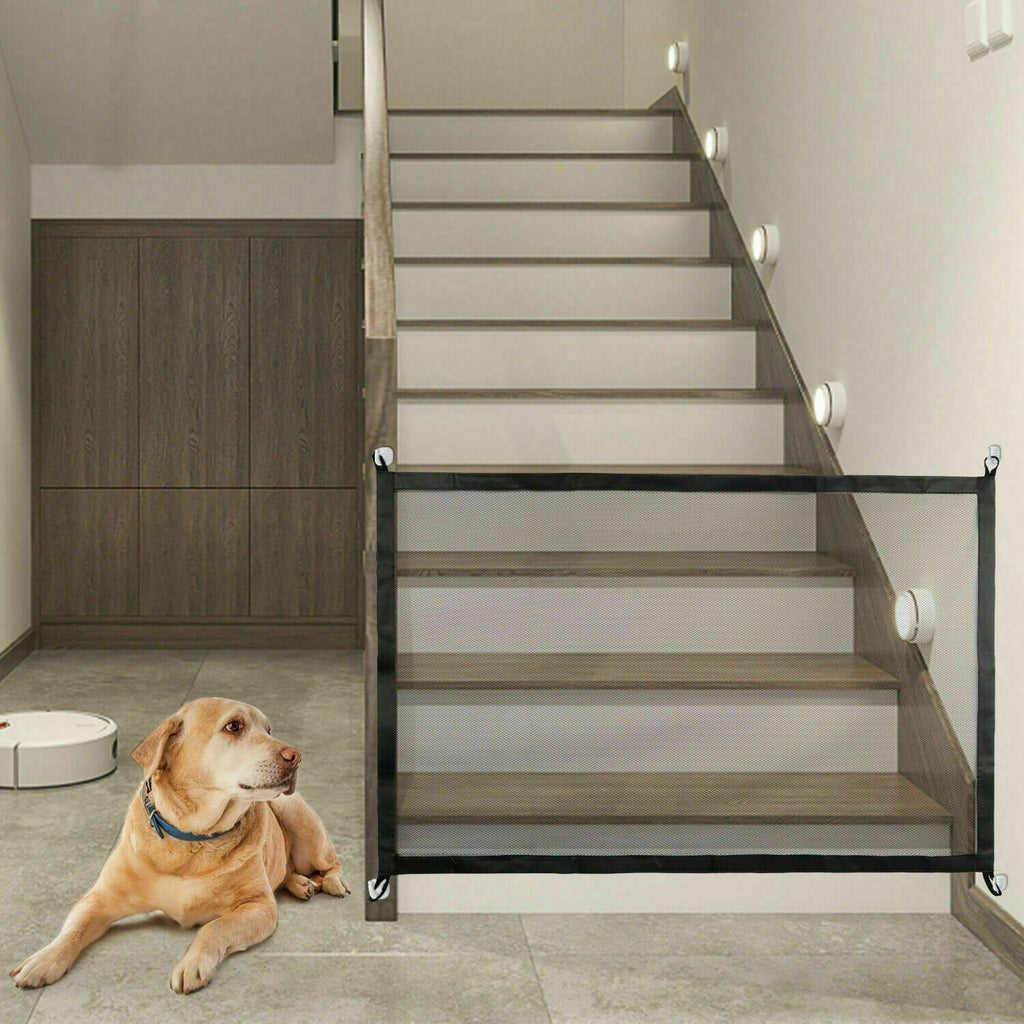Dog Safety Gate Mesh Fence Magic